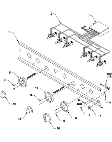 Control panel section