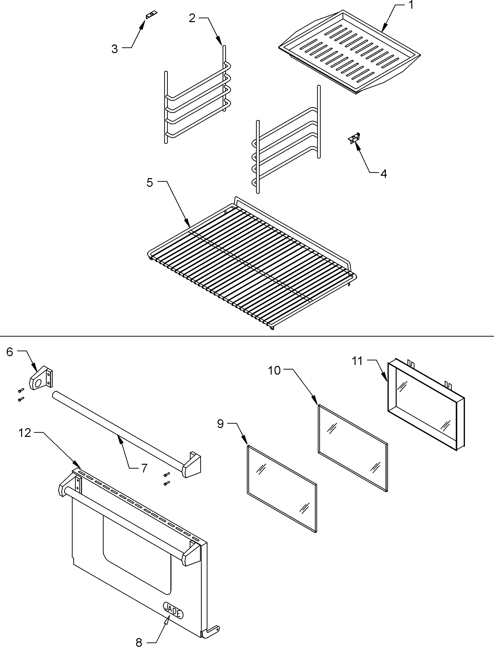 OVEN CAVITY/DOOR ITEMS