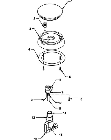 Sealed burner detail