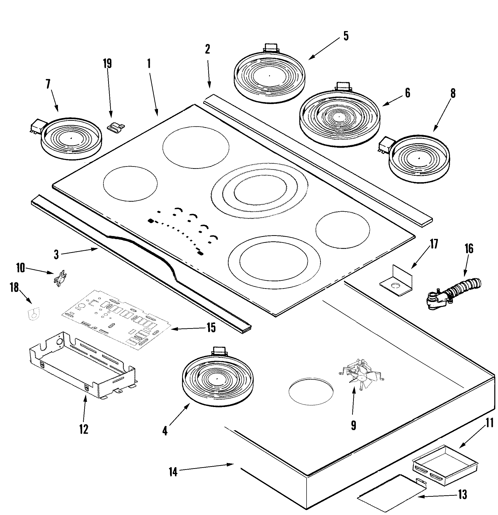 Top assembly/body