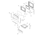Amana AER5712ACW door/drawer diagram