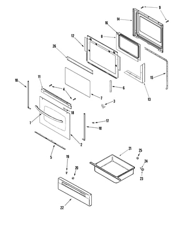 Door/drawer (slv)