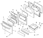 Maytag MER5751ACS door/drawer (stl) diagram