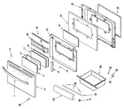Crosley CE38800ACS door/drawer (stl) diagram