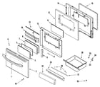 Amana AGR5712ADS door/drawer (stl) diagram
