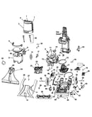 Motor, mainbody, tank, hood