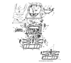 Hoover U8120-900 agitator, mainbody, hood diagram