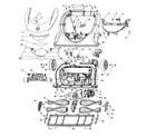 Hoover U8131-900 agitator, mainbody, hood diagram