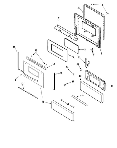 Door/drawer (adh adt)