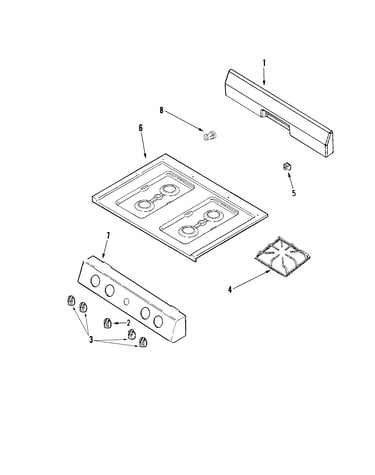 Control panel/top assembly