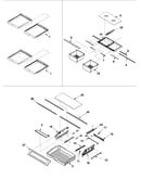 Refrigerator shelving