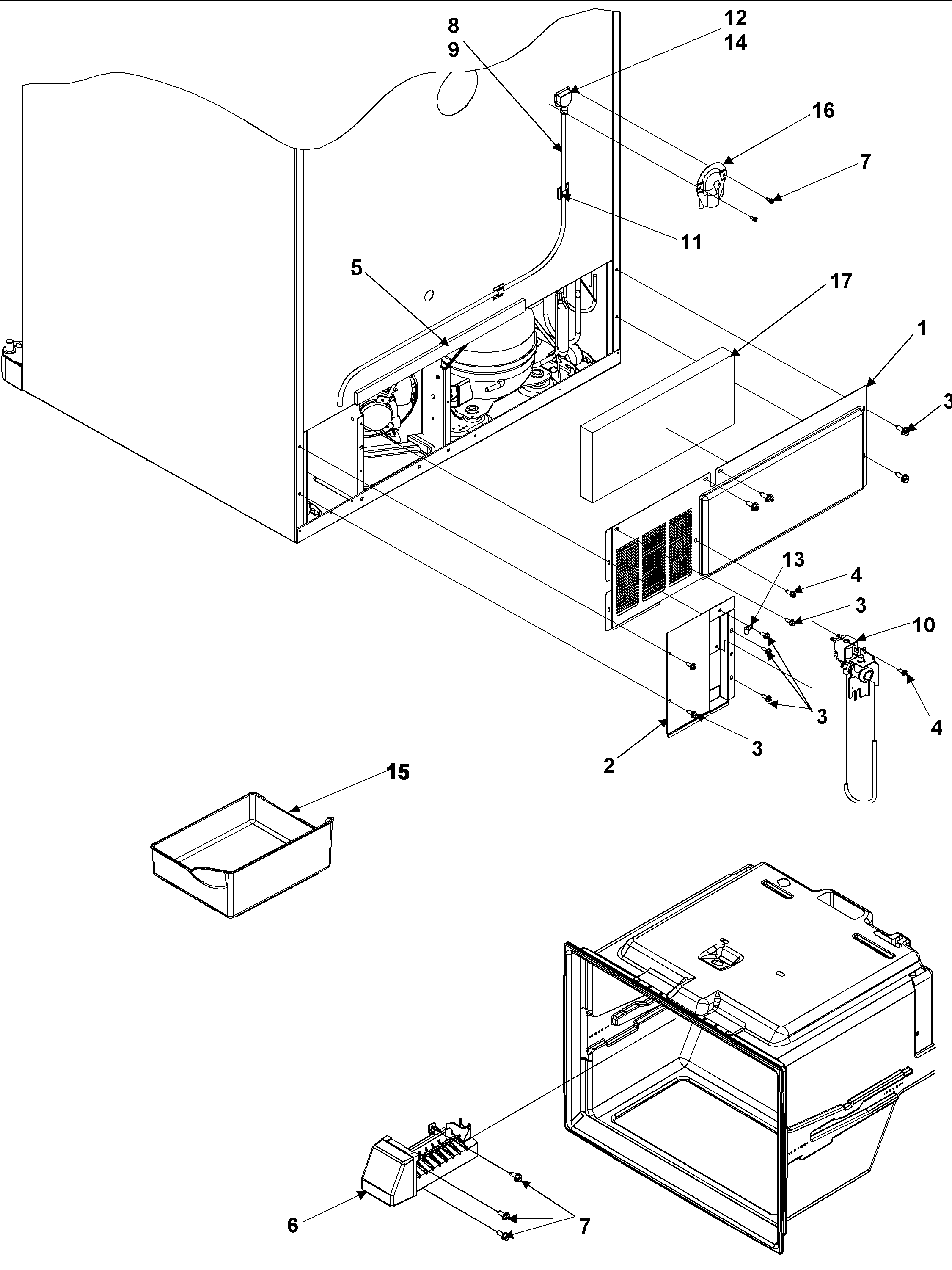 Cabinet back