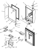 Refrigerator door