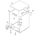 Magic Chef CYG1004AWW cabinet diagram