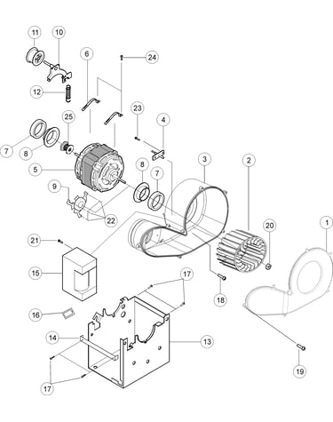 Motor - fan - duct