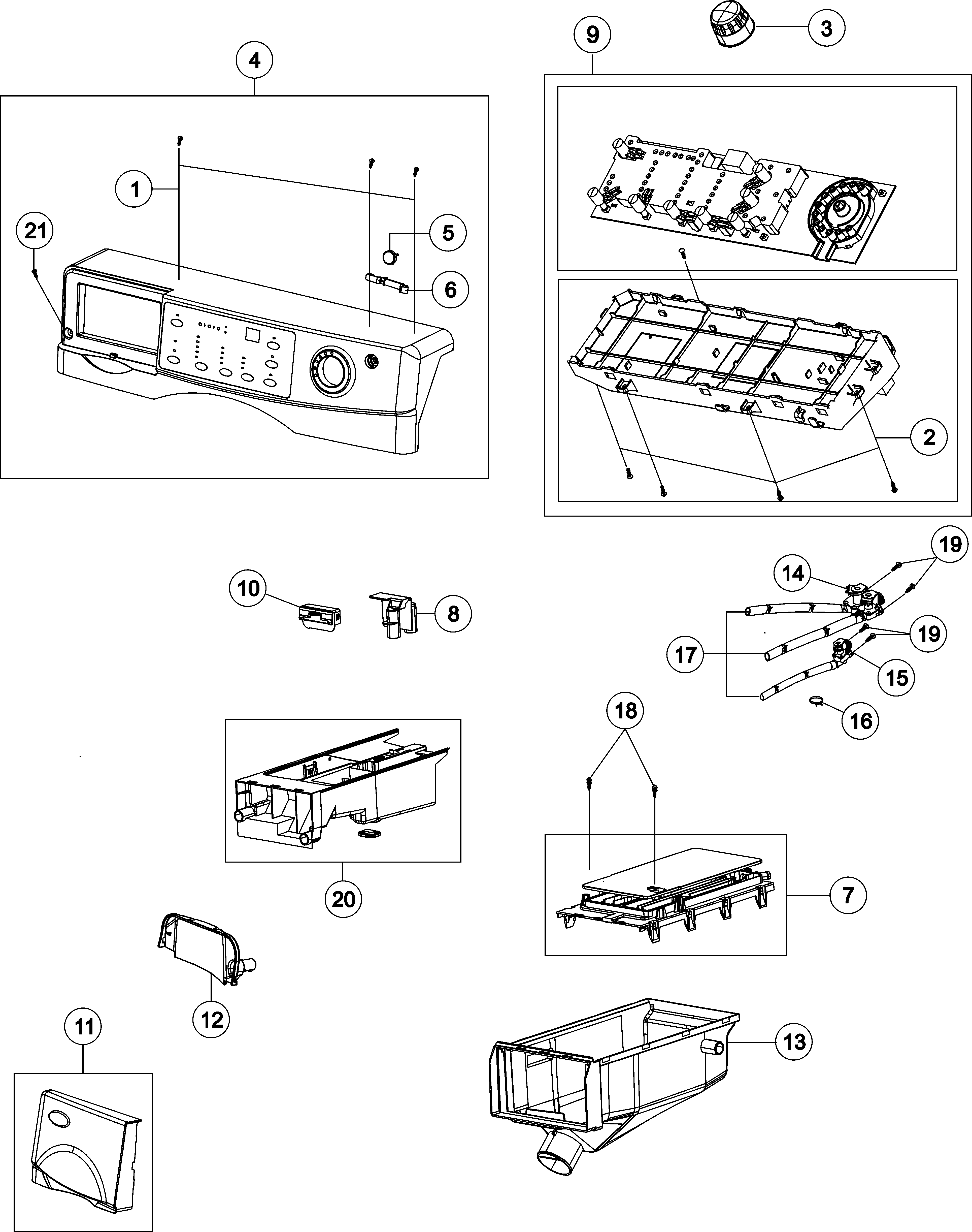 CONTROL BOARD / DISPENSER