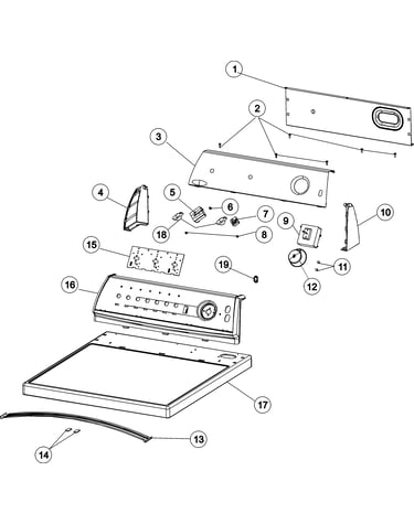 Control panel & top