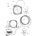 Maytag MDE4806AZW tumbler diagram