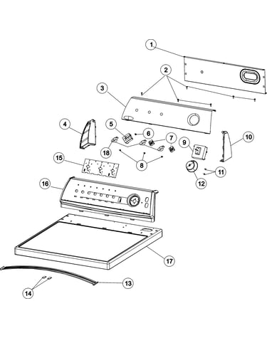 Control panel & top