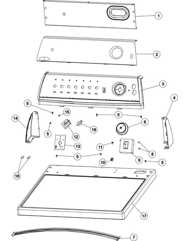 Control panel & top
