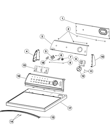 Control panel & top