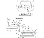 Maytag MAV5920EWK control panel & top diagram