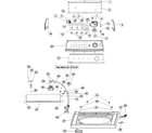 Maytag MAVT446AWW control panel & top diagram