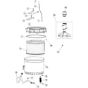 Maytag MAV3905AWW inner - outer tub diagram