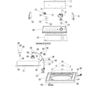 Maytag MAV1655AWW control panel & top diagram