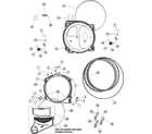 Amana NDG5805AWW tumbler diagram