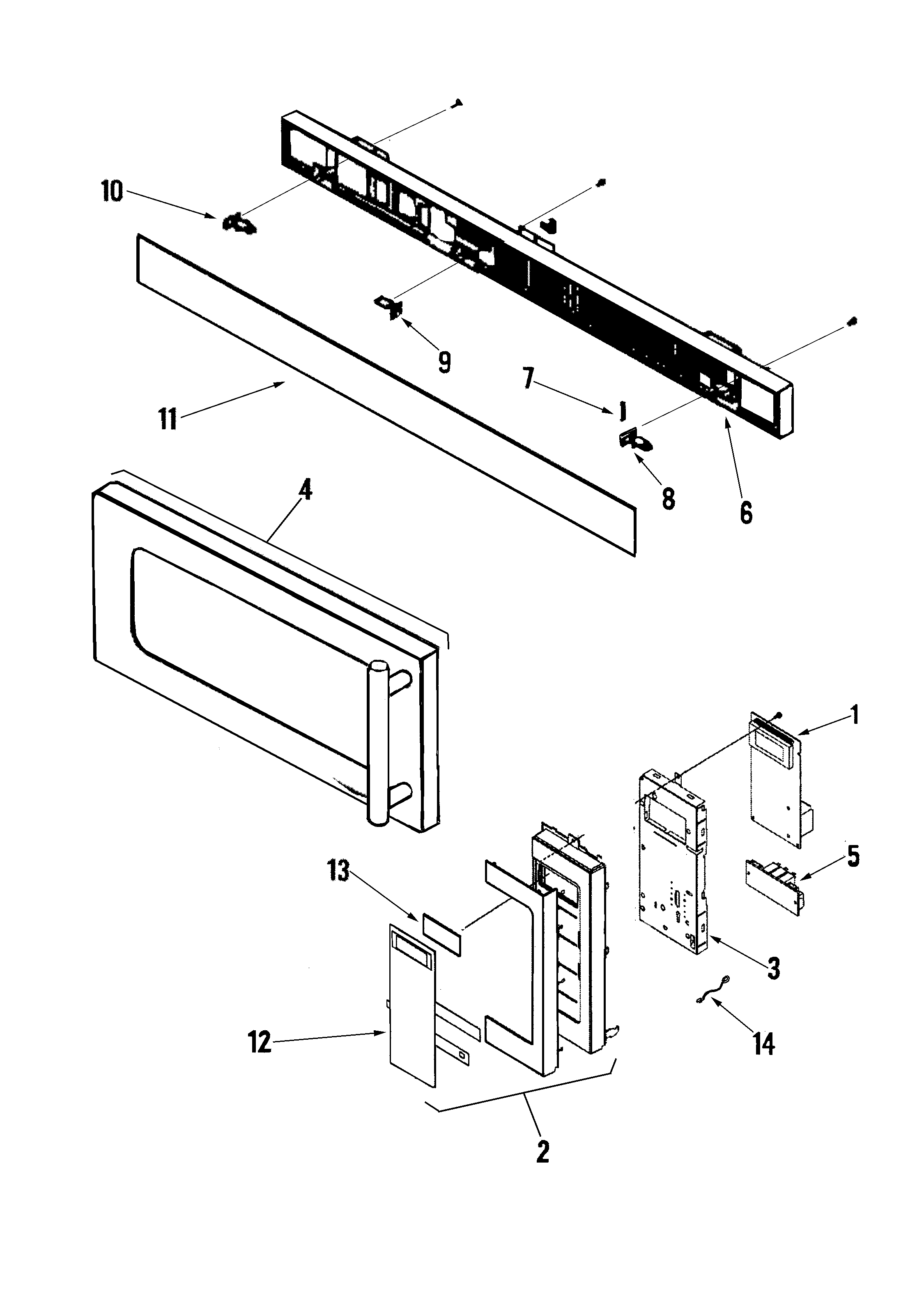 CONTROL PANEL/DOOR/GRILLE