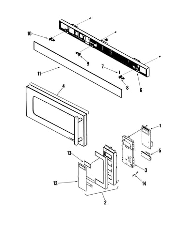 Control panel/door/grille