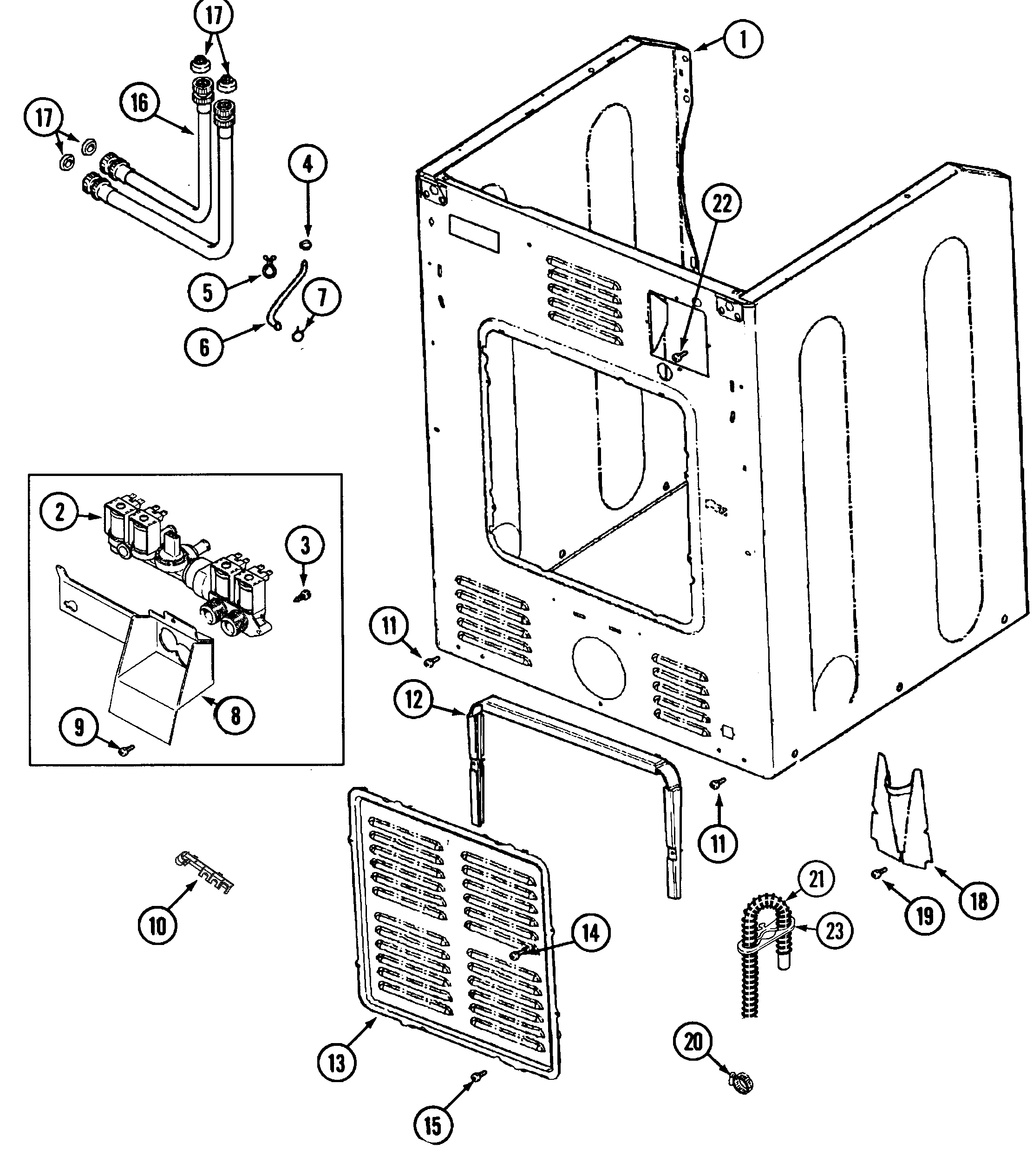 Cabinet-rear