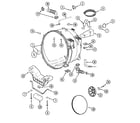 Maytag MAH5500AWW outer tub diagram