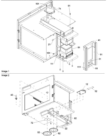 Oven cavity assy