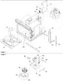 Splash shield, blower assy & cavity