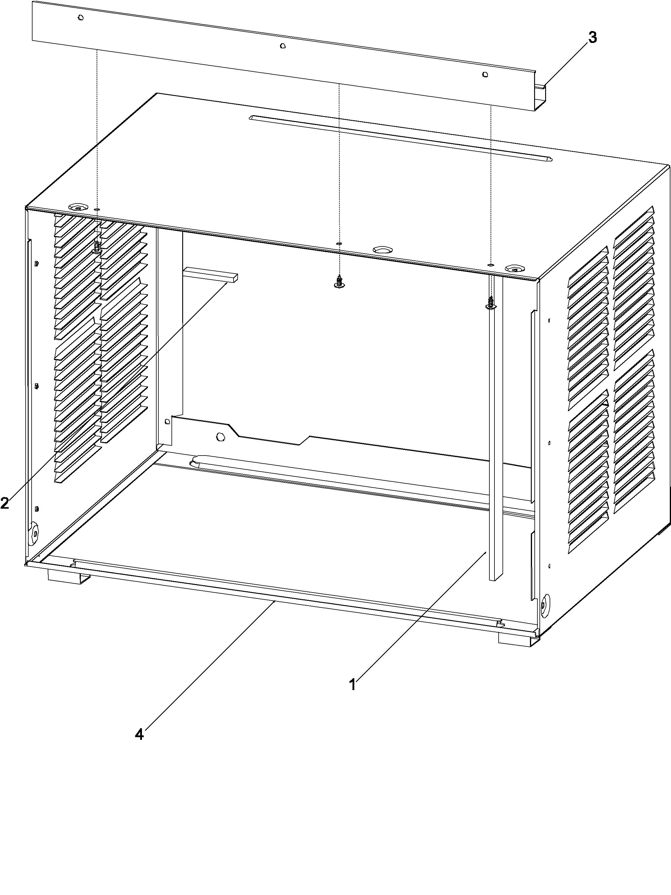 Outer case assembly