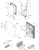 Refrigerator door