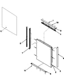 Refrigerator door handle & trim