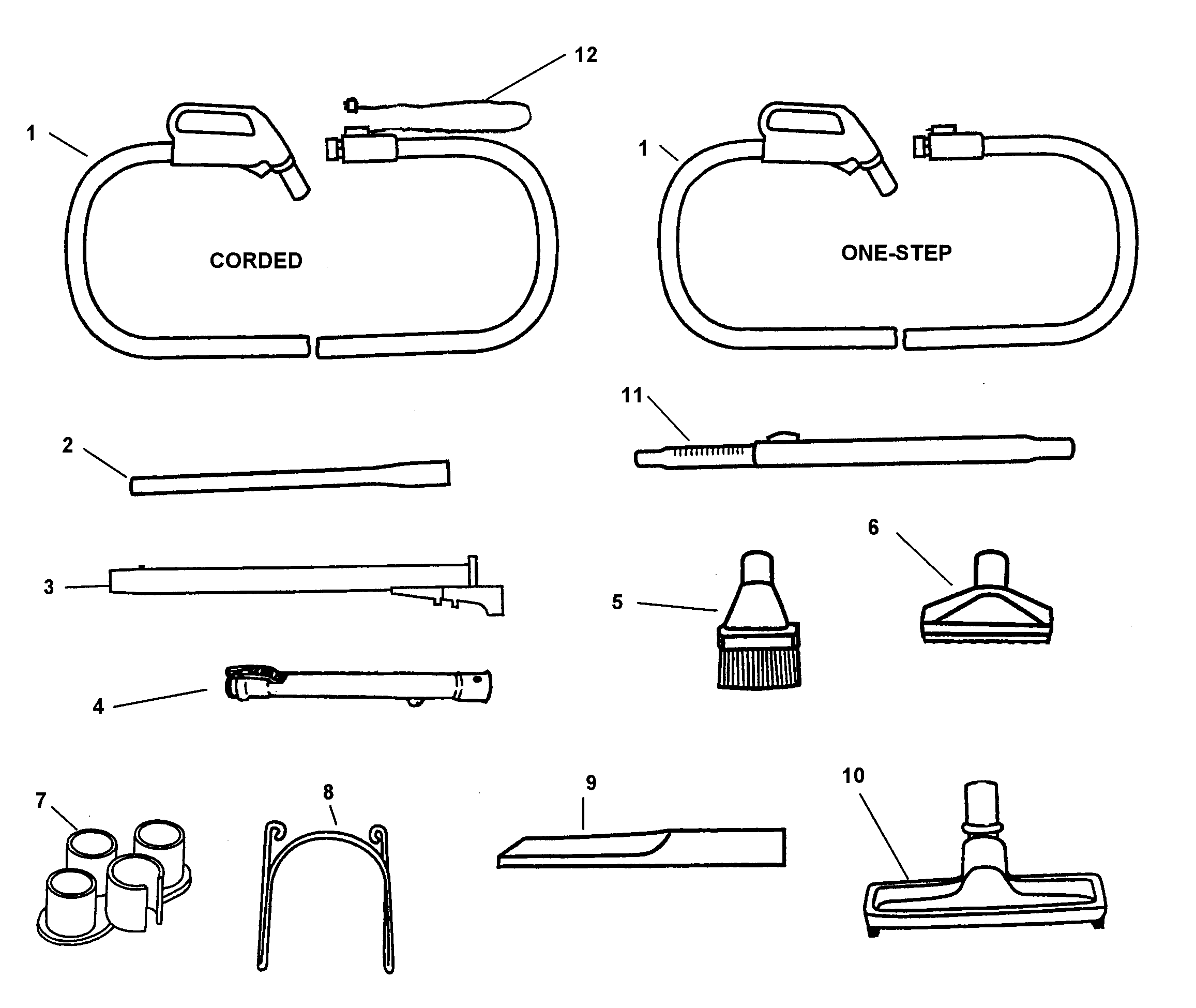 Hose, cleaningtools