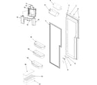 Kenmore 59655654500 refrigerator door diagram