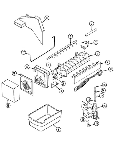 Optional ice maker kit (rae3100aax)