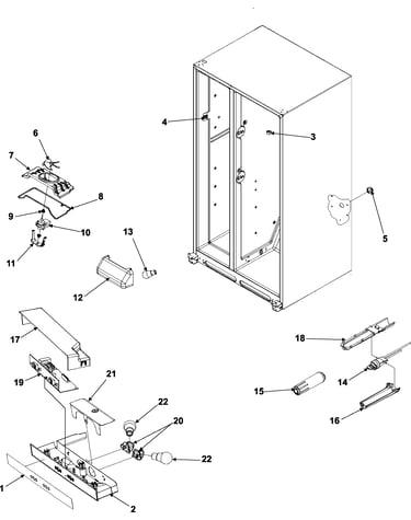 Evap fan assy and controls