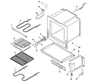 Samsung RESF5330DT oven/base diagram