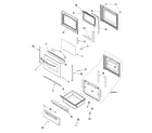 Samsung RGSF3330DW/XAA door/drawer diagram