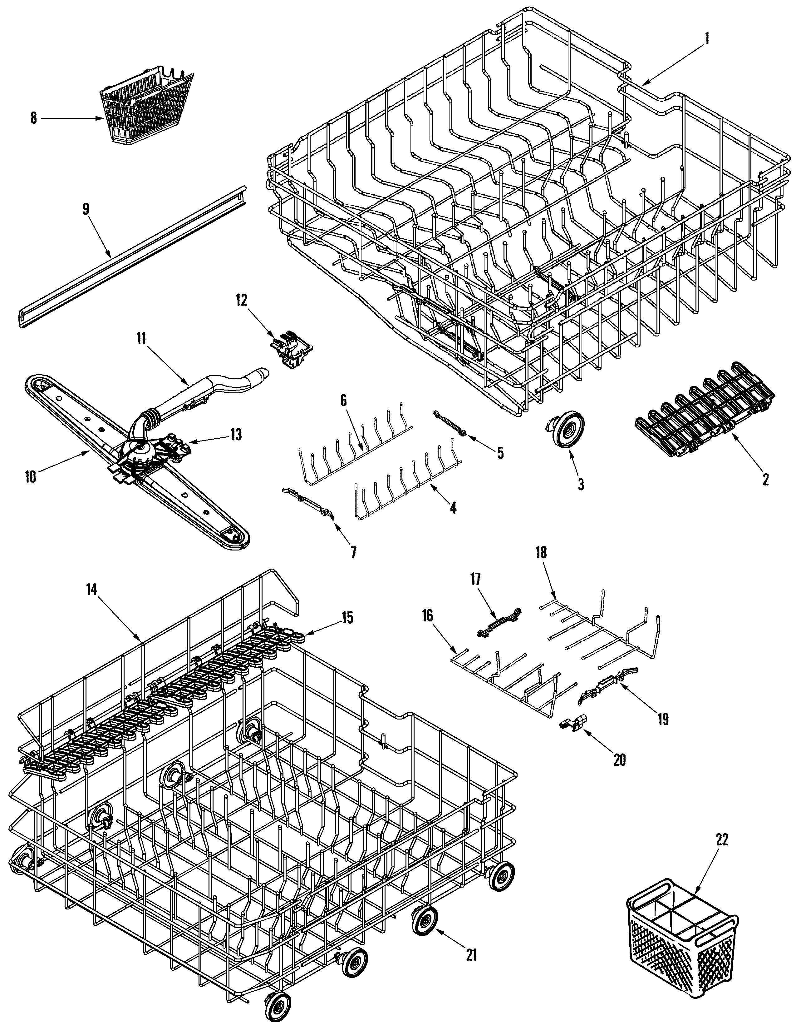 TRACK & RACK ASSEMBLY