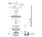 Samsung DB3710DW pump & motor diagram