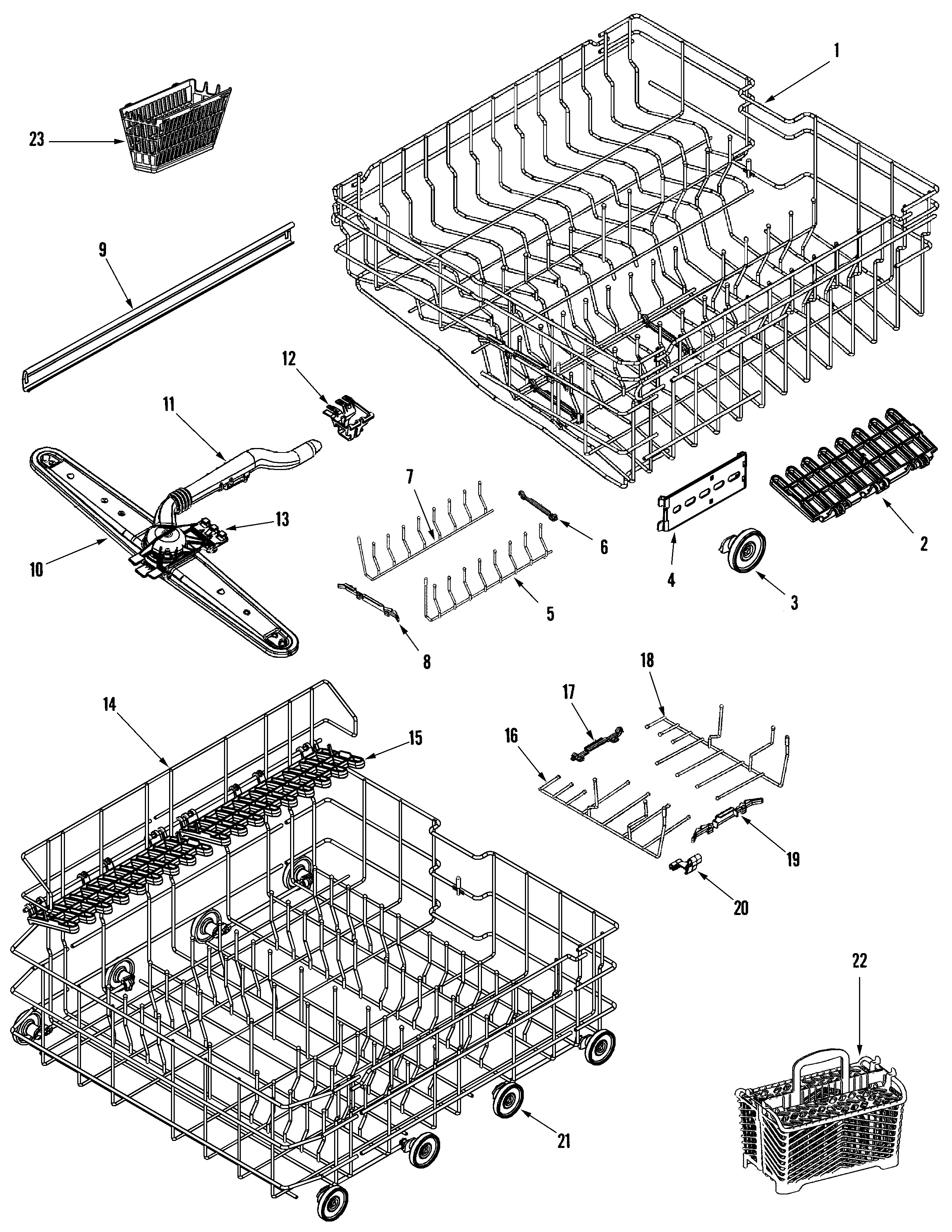 Rail & rack assembly