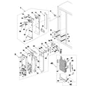 Samsung RS2555BB/XAA freezer compartment diagram