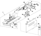 Samsung RS2555BB/XAA enclosure assembly diagram